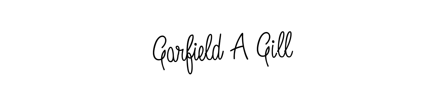 if you are searching for the best signature style for your name Garfield A Gill. so please give up your signature search. here we have designed multiple signature styles  using Angelique-Rose-font-FFP. Garfield A Gill signature style 5 images and pictures png