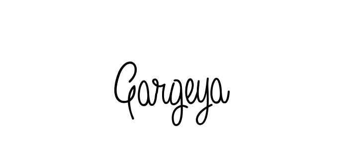 How to make Gargeya name signature. Use Angelique-Rose-font-FFP style for creating short signs online. This is the latest handwritten sign. Gargeya signature style 5 images and pictures png