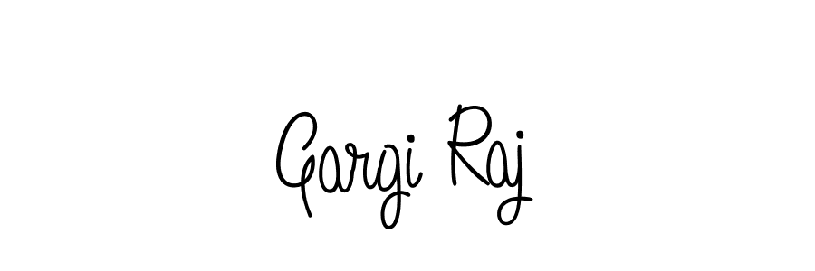 Create a beautiful signature design for name Gargi Raj. With this signature (Angelique-Rose-font-FFP) fonts, you can make a handwritten signature for free. Gargi Raj signature style 5 images and pictures png