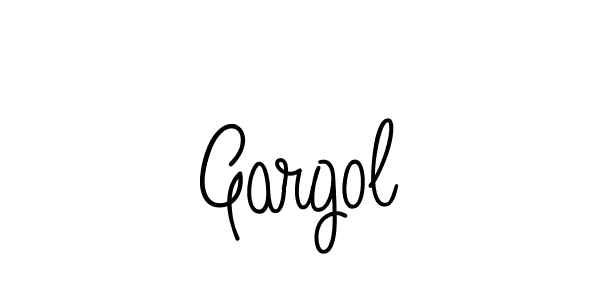 Use a signature maker to create a handwritten signature online. With this signature software, you can design (Angelique-Rose-font-FFP) your own signature for name Gargol. Gargol signature style 5 images and pictures png