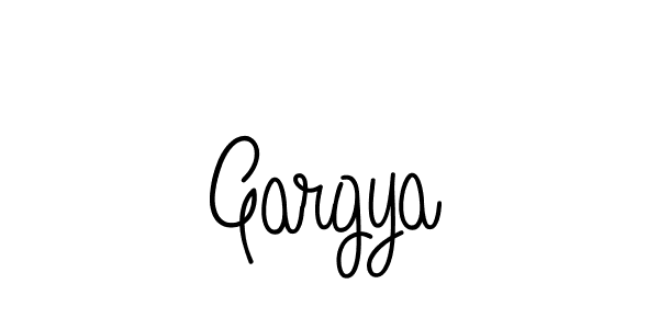 Design your own signature with our free online signature maker. With this signature software, you can create a handwritten (Angelique-Rose-font-FFP) signature for name Gargya. Gargya signature style 5 images and pictures png