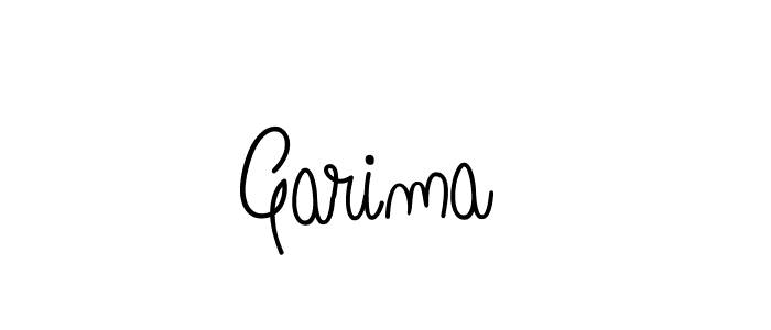 Make a beautiful signature design for name Garima . With this signature (Angelique-Rose-font-FFP) style, you can create a handwritten signature for free. Garima  signature style 5 images and pictures png