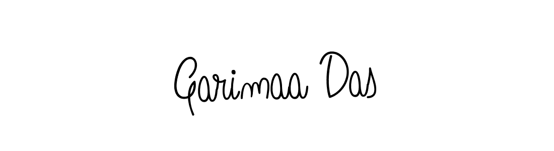 You should practise on your own different ways (Angelique-Rose-font-FFP) to write your name (Garimaa Das) in signature. don't let someone else do it for you. Garimaa Das signature style 5 images and pictures png