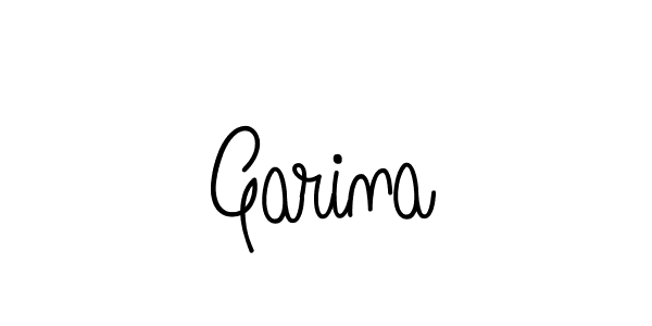 Garina stylish signature style. Best Handwritten Sign (Angelique-Rose-font-FFP) for my name. Handwritten Signature Collection Ideas for my name Garina. Garina signature style 5 images and pictures png