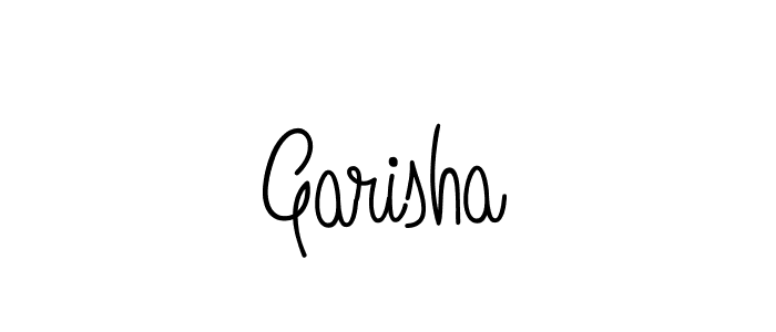 How to Draw Garisha signature style? Angelique-Rose-font-FFP is a latest design signature styles for name Garisha. Garisha signature style 5 images and pictures png