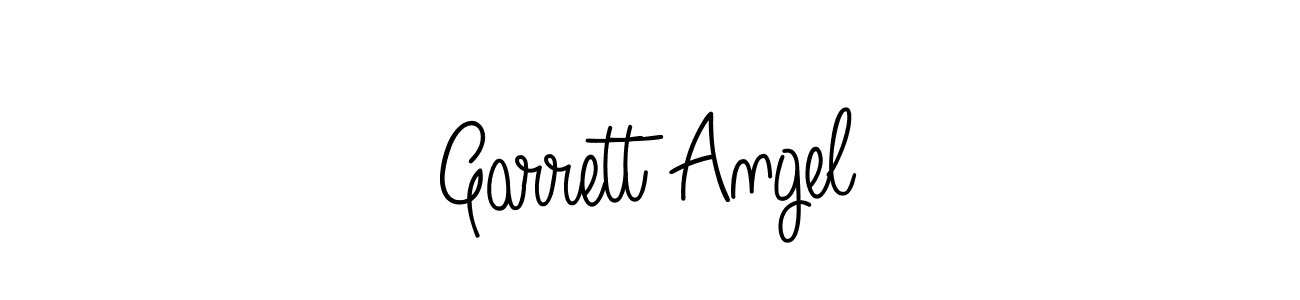 Create a beautiful signature design for name Garrett Angel. With this signature (Angelique-Rose-font-FFP) fonts, you can make a handwritten signature for free. Garrett Angel signature style 5 images and pictures png