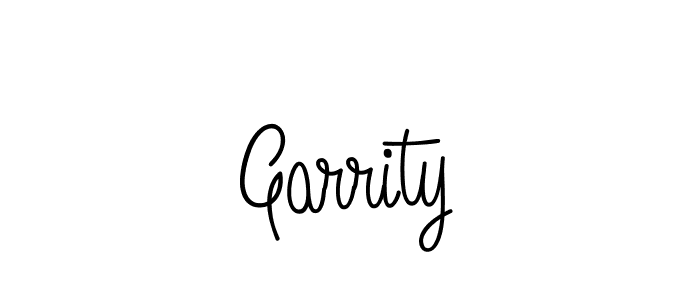 You should practise on your own different ways (Angelique-Rose-font-FFP) to write your name (Garrity) in signature. don't let someone else do it for you. Garrity signature style 5 images and pictures png