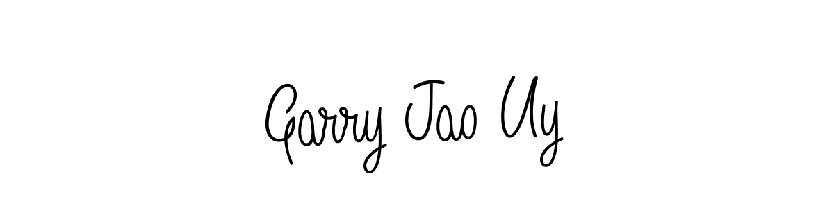 This is the best signature style for the Garry Jao Uy name. Also you like these signature font (Angelique-Rose-font-FFP). Mix name signature. Garry Jao Uy signature style 5 images and pictures png