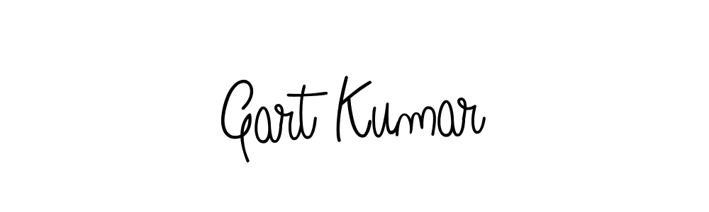 How to make Gart Kumar signature? Angelique-Rose-font-FFP is a professional autograph style. Create handwritten signature for Gart Kumar name. Gart Kumar signature style 5 images and pictures png