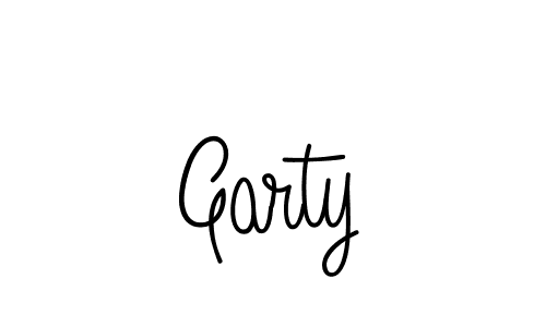 Create a beautiful signature design for name Garty. With this signature (Angelique-Rose-font-FFP) fonts, you can make a handwritten signature for free. Garty signature style 5 images and pictures png