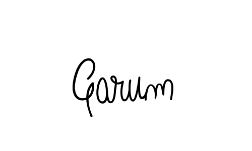 How to make Garum name signature. Use Angelique-Rose-font-FFP style for creating short signs online. This is the latest handwritten sign. Garum signature style 5 images and pictures png