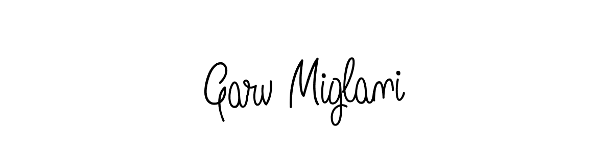 if you are searching for the best signature style for your name Garv Miglani. so please give up your signature search. here we have designed multiple signature styles  using Angelique-Rose-font-FFP. Garv Miglani signature style 5 images and pictures png