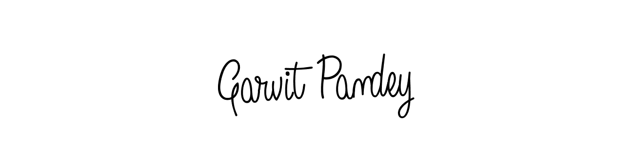 Create a beautiful signature design for name Garvit Pandey. With this signature (Angelique-Rose-font-FFP) fonts, you can make a handwritten signature for free. Garvit Pandey signature style 5 images and pictures png