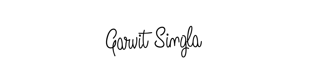 Create a beautiful signature design for name Garvit Singla. With this signature (Angelique-Rose-font-FFP) fonts, you can make a handwritten signature for free. Garvit Singla signature style 5 images and pictures png