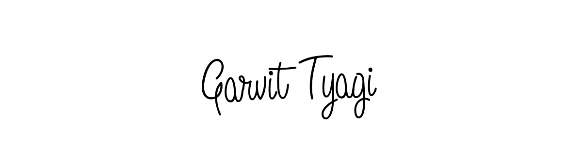 Make a beautiful signature design for name Garvit Tyagi. Use this online signature maker to create a handwritten signature for free. Garvit Tyagi signature style 5 images and pictures png