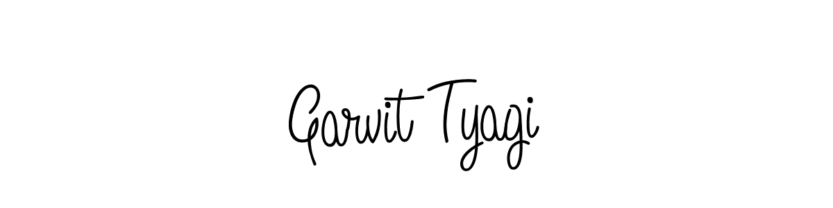 Create a beautiful signature design for name Garvit Tyagi. With this signature (Angelique-Rose-font-FFP) fonts, you can make a handwritten signature for free. Garvit Tyagi signature style 5 images and pictures png