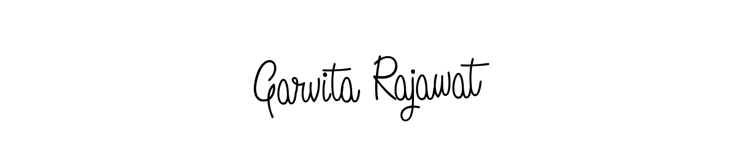 Also we have Garvita Rajawat name is the best signature style. Create professional handwritten signature collection using Angelique-Rose-font-FFP autograph style. Garvita Rajawat signature style 5 images and pictures png