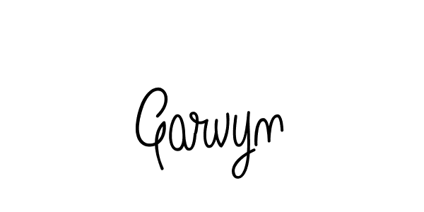 You should practise on your own different ways (Angelique-Rose-font-FFP) to write your name (Garvyn) in signature. don't let someone else do it for you. Garvyn signature style 5 images and pictures png