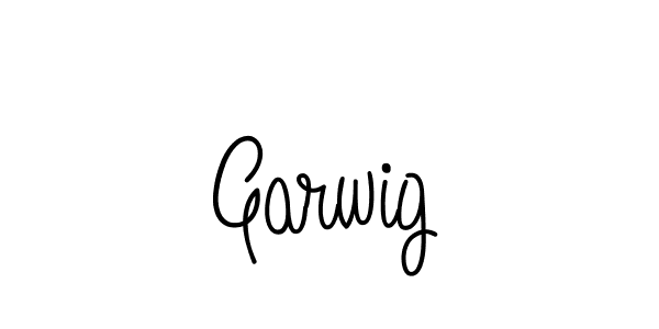 How to make Garwig name signature. Use Angelique-Rose-font-FFP style for creating short signs online. This is the latest handwritten sign. Garwig signature style 5 images and pictures png