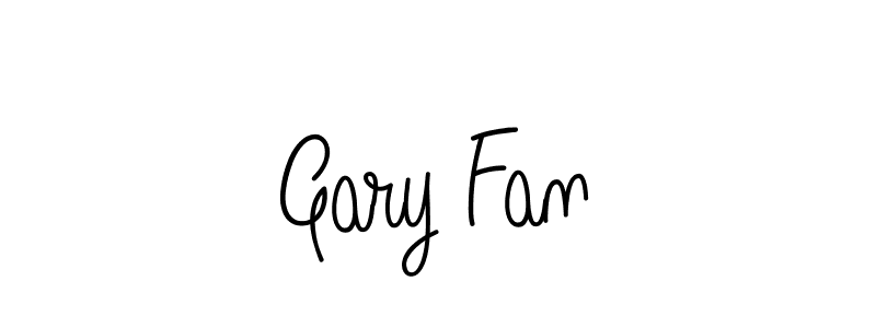 You should practise on your own different ways (Angelique-Rose-font-FFP) to write your name (Gary Fan) in signature. don't let someone else do it for you. Gary Fan signature style 5 images and pictures png