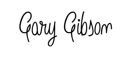 You should practise on your own different ways (Angelique-Rose-font-FFP) to write your name (Gary Gibson) in signature. Don't let someone else do it for you. Gary Gibson signature style 5 images and pictures png