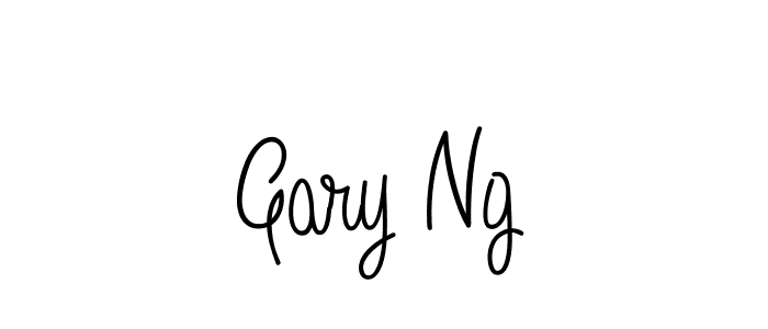 Design your own signature with our free online signature maker. With this signature software, you can create a handwritten (Angelique-Rose-font-FFP) signature for name Gary Ng. Gary Ng signature style 5 images and pictures png