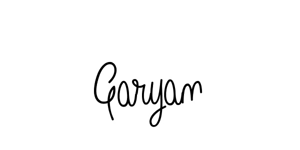 Design your own signature with our free online signature maker. With this signature software, you can create a handwritten (Angelique-Rose-font-FFP) signature for name Garyan. Garyan signature style 5 images and pictures png