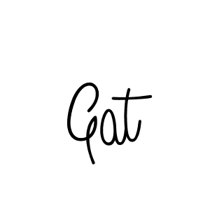 How to Draw Gat signature style? Angelique-Rose-font-FFP is a latest design signature styles for name Gat. Gat signature style 5 images and pictures png