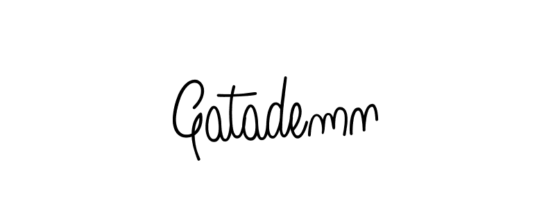 Create a beautiful signature design for name Gatademn. With this signature (Angelique-Rose-font-FFP) fonts, you can make a handwritten signature for free. Gatademn signature style 5 images and pictures png