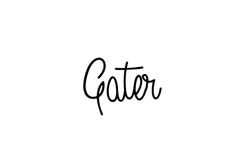 Gater stylish signature style. Best Handwritten Sign (Angelique-Rose-font-FFP) for my name. Handwritten Signature Collection Ideas for my name Gater. Gater signature style 5 images and pictures png
