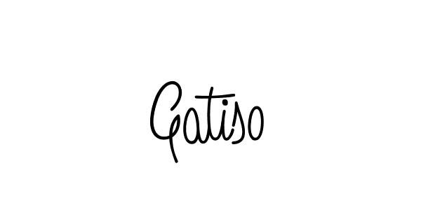 Use a signature maker to create a handwritten signature online. With this signature software, you can design (Angelique-Rose-font-FFP) your own signature for name Gatiso. Gatiso signature style 5 images and pictures png