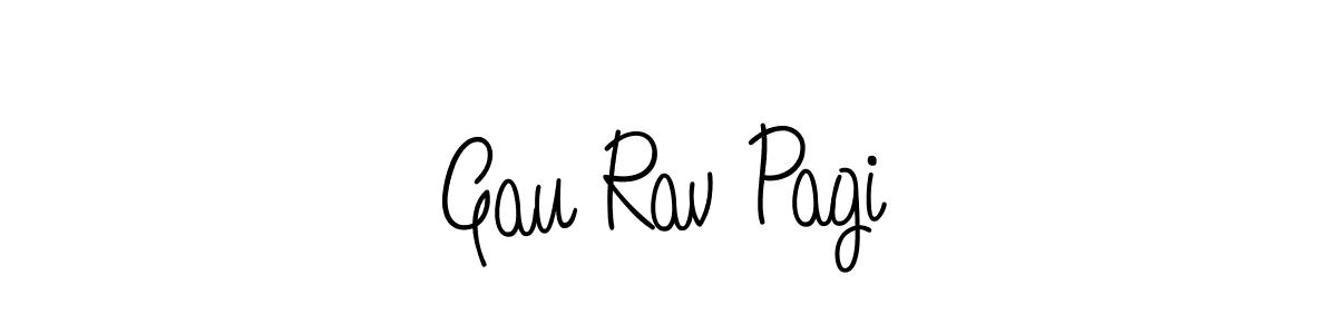 Angelique-Rose-font-FFP is a professional signature style that is perfect for those who want to add a touch of class to their signature. It is also a great choice for those who want to make their signature more unique. Get Gau Rav Pagi name to fancy signature for free. Gau Rav Pagi signature style 5 images and pictures png