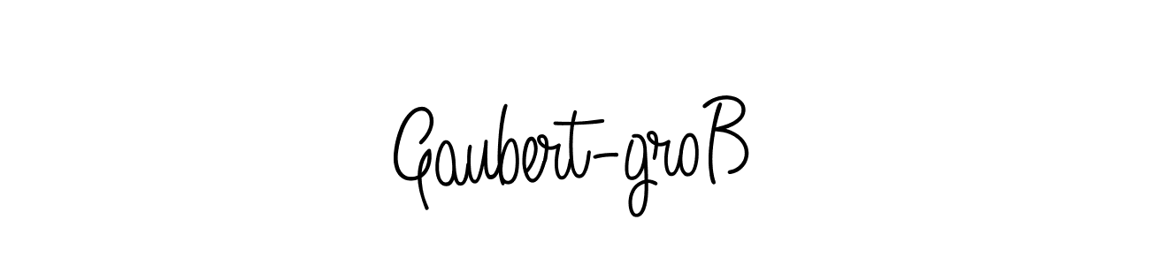 Also we have Gaubert-groß name is the best signature style. Create professional handwritten signature collection using Angelique-Rose-font-FFP autograph style. Gaubert-groß signature style 5 images and pictures png