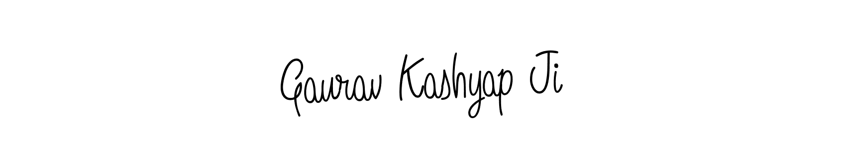 How to make Gaurav Kashyap Ji signature? Angelique-Rose-font-FFP is a professional autograph style. Create handwritten signature for Gaurav Kashyap Ji name. Gaurav Kashyap Ji signature style 5 images and pictures png