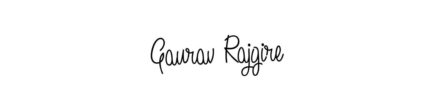 Use a signature maker to create a handwritten signature online. With this signature software, you can design (Angelique-Rose-font-FFP) your own signature for name Gaurav Rajgire. Gaurav Rajgire signature style 5 images and pictures png