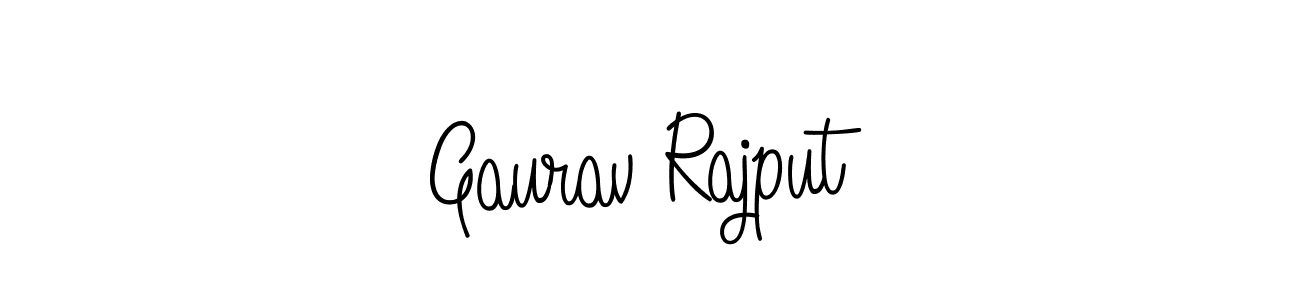 Make a beautiful signature design for name Gaurav Rajput. With this signature (Angelique-Rose-font-FFP) style, you can create a handwritten signature for free. Gaurav Rajput signature style 5 images and pictures png