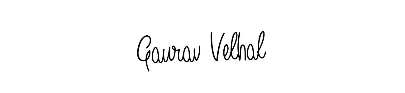 This is the best signature style for the Gaurav Velhal name. Also you like these signature font (Angelique-Rose-font-FFP). Mix name signature. Gaurav Velhal signature style 5 images and pictures png