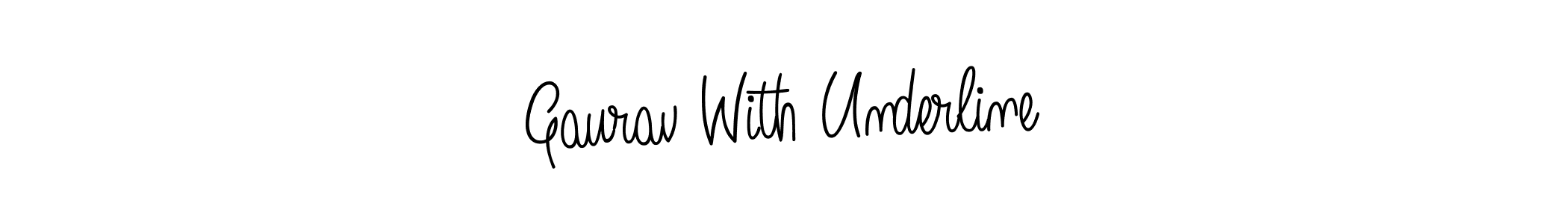 Here are the top 10 professional signature styles for the name Gaurav With Underline. These are the best autograph styles you can use for your name. Gaurav With Underline signature style 5 images and pictures png