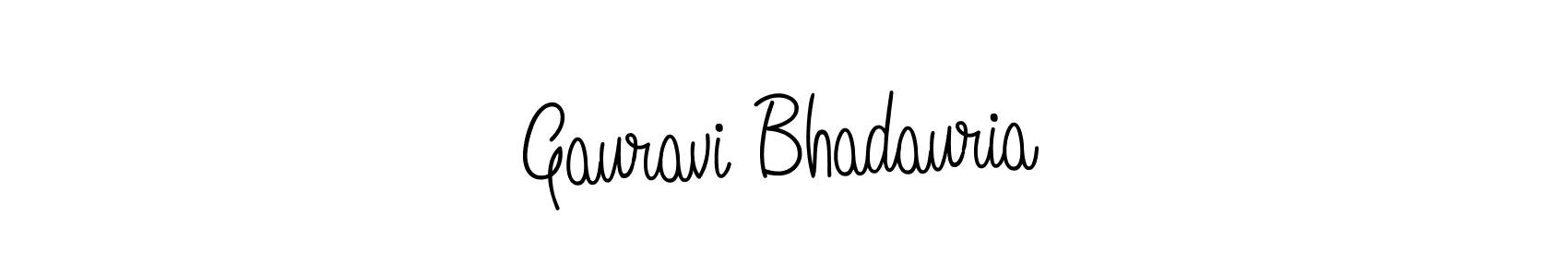 Also we have Gauravi Bhadauria name is the best signature style. Create professional handwritten signature collection using Angelique-Rose-font-FFP autograph style. Gauravi Bhadauria signature style 5 images and pictures png