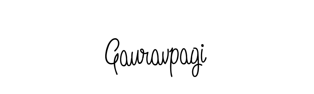 Design your own signature with our free online signature maker. With this signature software, you can create a handwritten (Angelique-Rose-font-FFP) signature for name Gauravpagi. Gauravpagi signature style 5 images and pictures png