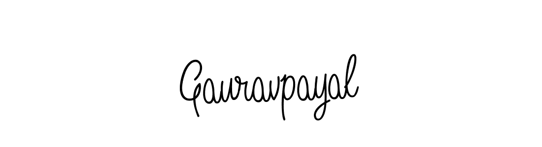 Create a beautiful signature design for name Gauravpayal. With this signature (Angelique-Rose-font-FFP) fonts, you can make a handwritten signature for free. Gauravpayal signature style 5 images and pictures png