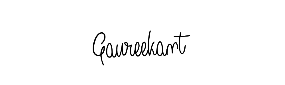 Create a beautiful signature design for name Gaureekant. With this signature (Angelique-Rose-font-FFP) fonts, you can make a handwritten signature for free. Gaureekant signature style 5 images and pictures png