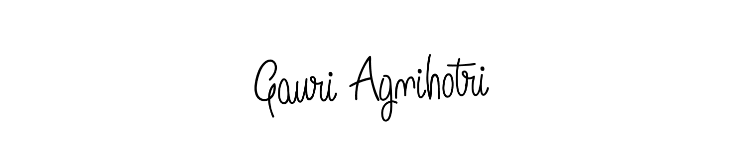 Here are the top 10 professional signature styles for the name Gauri Agnihotri. These are the best autograph styles you can use for your name. Gauri Agnihotri signature style 5 images and pictures png