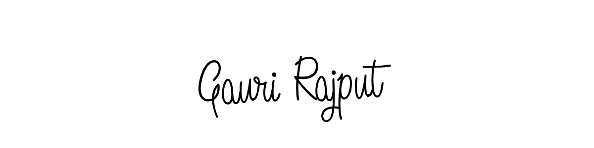 Make a beautiful signature design for name Gauri Rajput. Use this online signature maker to create a handwritten signature for free. Gauri Rajput signature style 5 images and pictures png