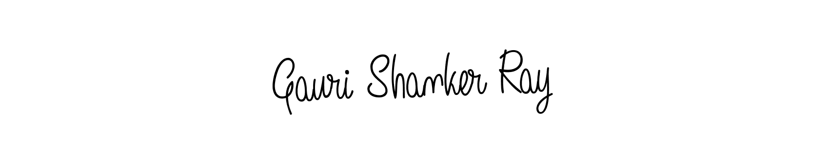 Gauri Shanker Ray stylish signature style. Best Handwritten Sign (Angelique-Rose-font-FFP) for my name. Handwritten Signature Collection Ideas for my name Gauri Shanker Ray. Gauri Shanker Ray signature style 5 images and pictures png