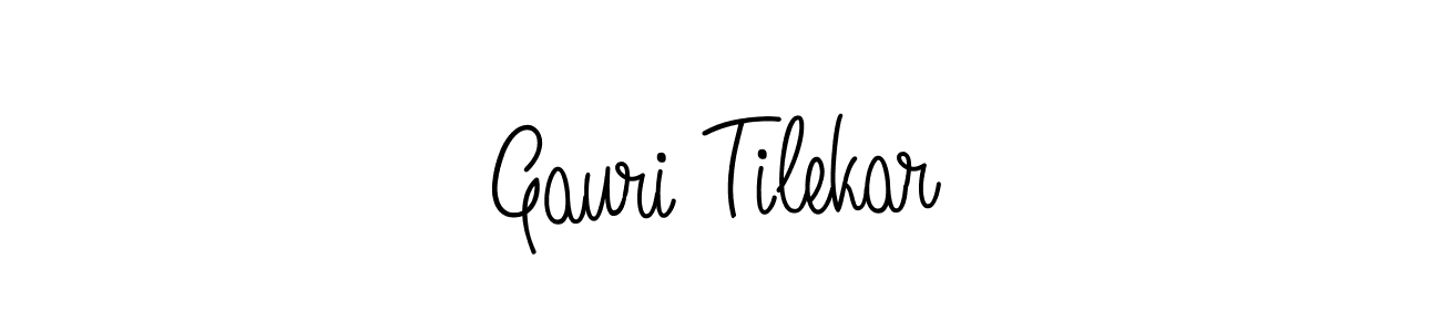 Check out images of Autograph of Gauri Tilekar name. Actor Gauri Tilekar Signature Style. Angelique-Rose-font-FFP is a professional sign style online. Gauri Tilekar signature style 5 images and pictures png