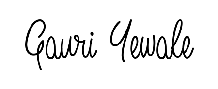 Upgrade your professional image with Gauri Yewale signature created with Angelique-Rose-font-FFP font. Fast, free, and watermark-free download. Gauri Yewale signature style 5 images and pictures png