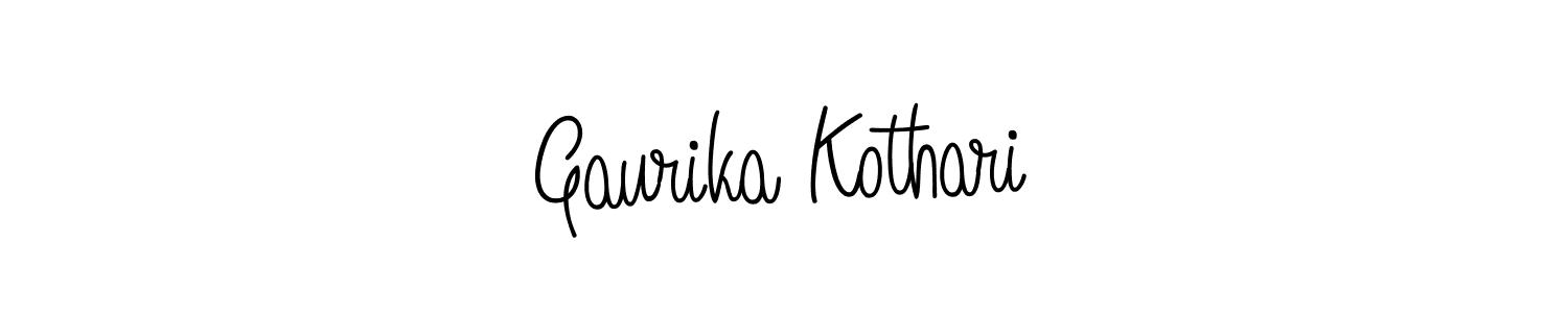 Angelique-Rose-font-FFP is a professional signature style that is perfect for those who want to add a touch of class to their signature. It is also a great choice for those who want to make their signature more unique. Get Gaurika Kothari name to fancy signature for free. Gaurika Kothari signature style 5 images and pictures png