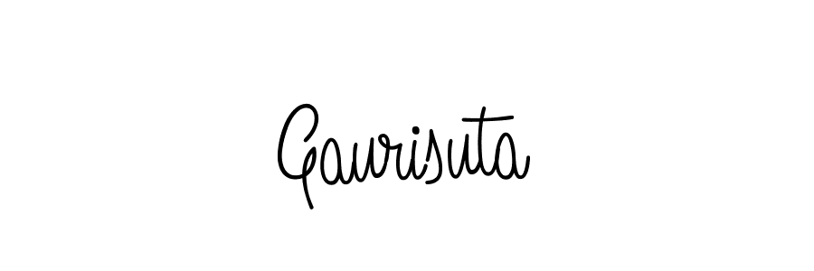 How to make Gaurisuta signature? Angelique-Rose-font-FFP is a professional autograph style. Create handwritten signature for Gaurisuta name. Gaurisuta signature style 5 images and pictures png