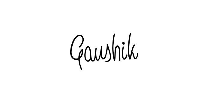 Also we have Gaushik name is the best signature style. Create professional handwritten signature collection using Angelique-Rose-font-FFP autograph style. Gaushik signature style 5 images and pictures png